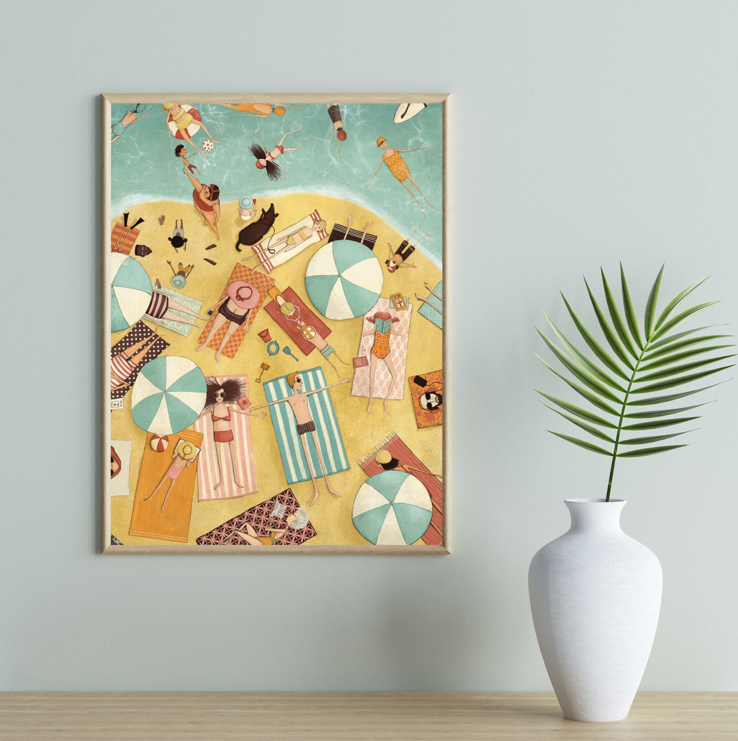 Beachday - Art print