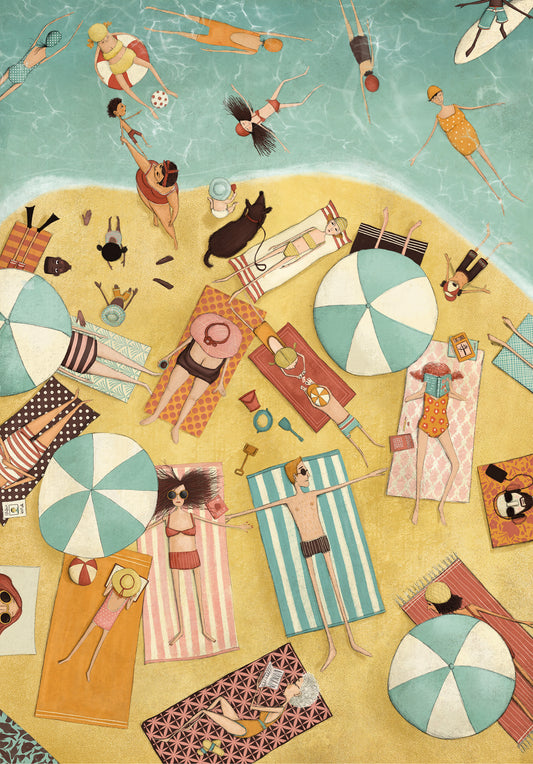 Beachday - Art print