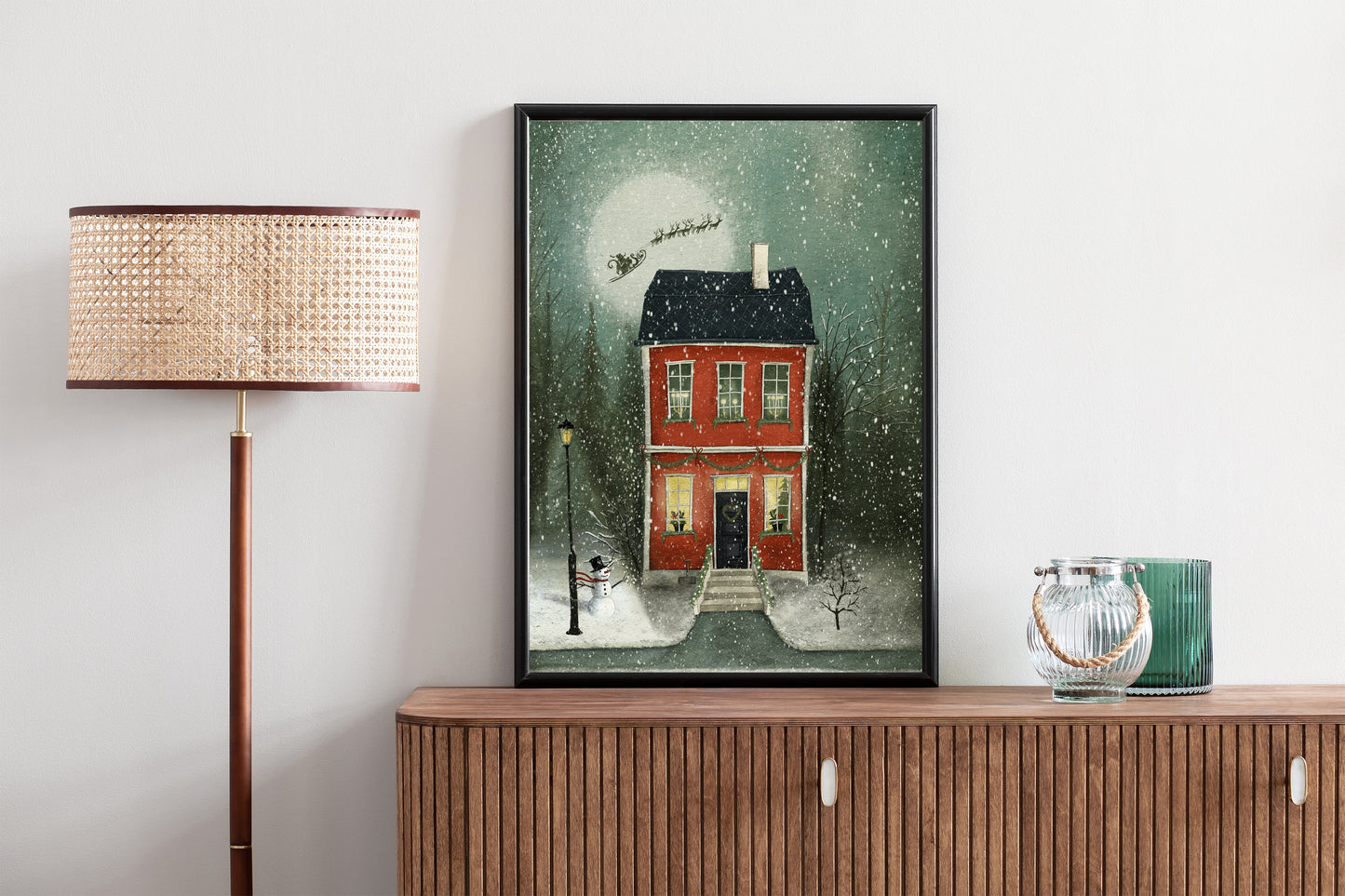 Christmas night - Art print
