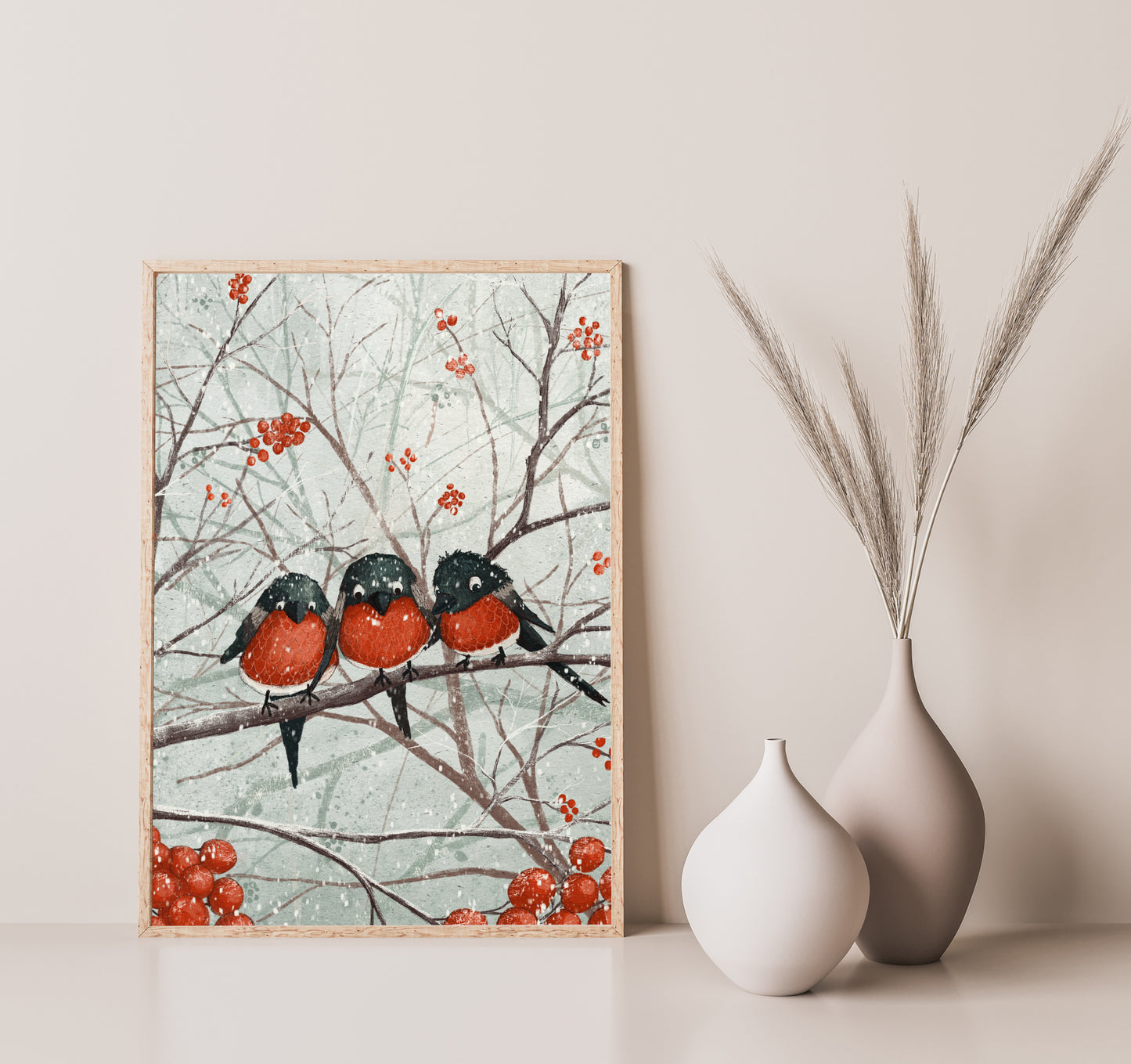 Frosted branches - Art print