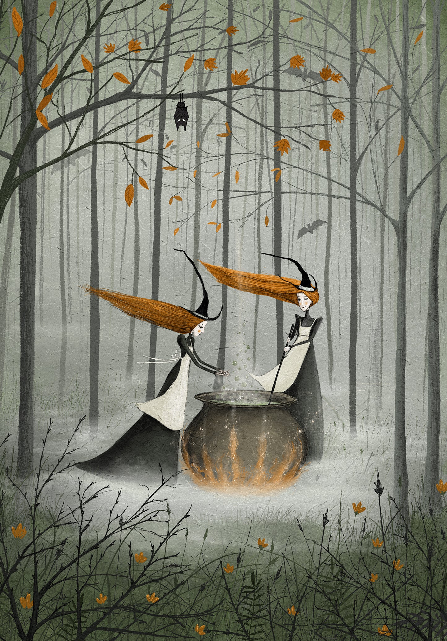 The witches - Art print