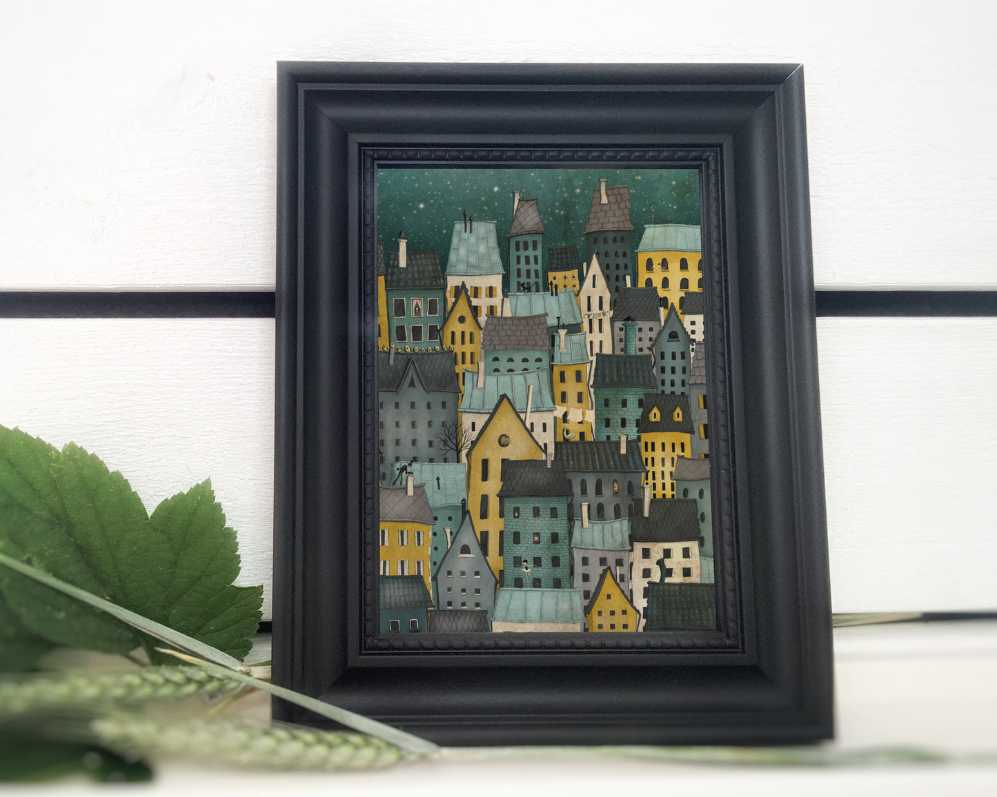 City by night - Art print