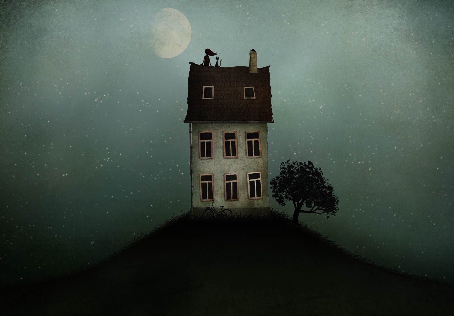 House with a view - Art print