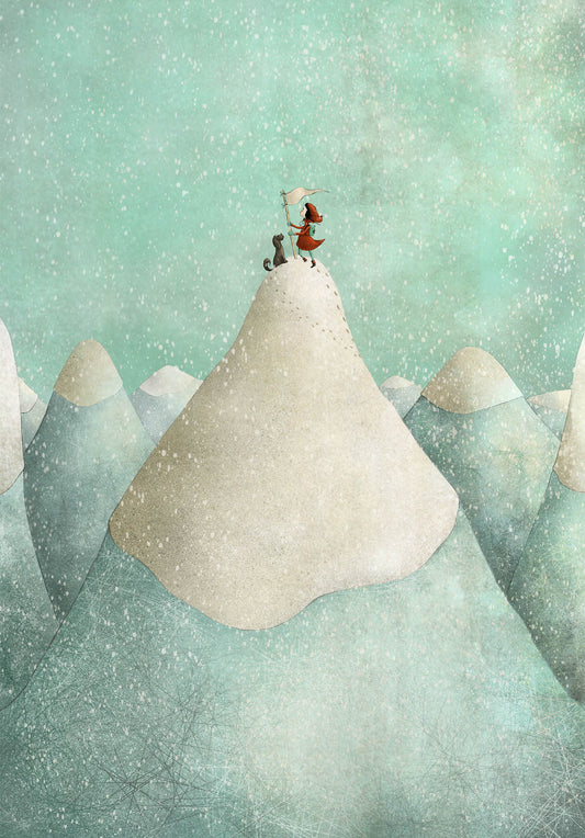 The mountain - Art print