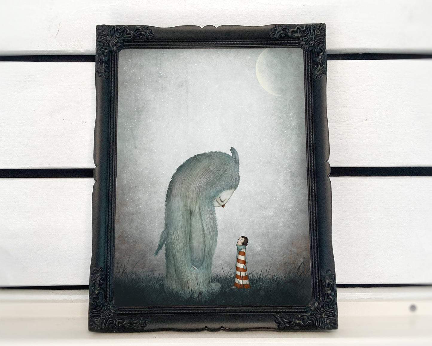 Night meeting - Art print