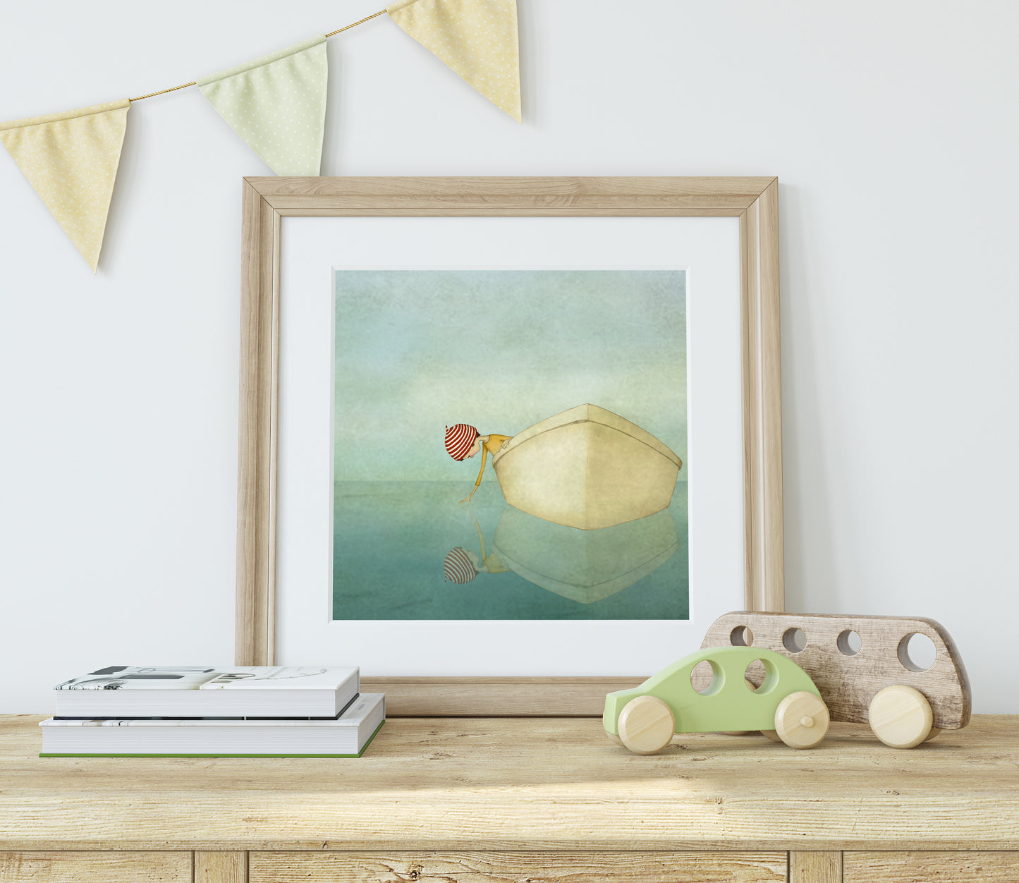 On the sea - Art print