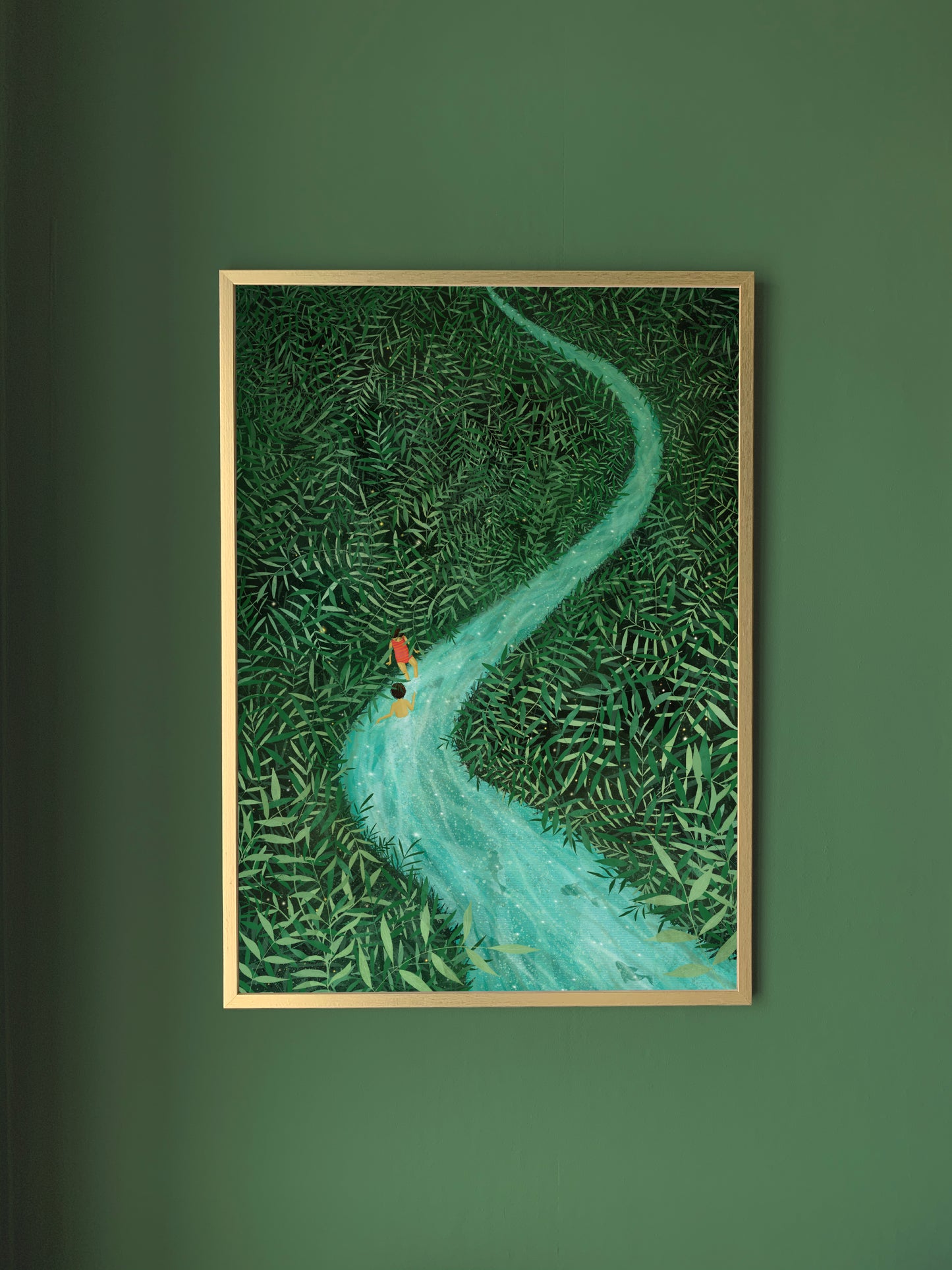 Down by the river - Art print