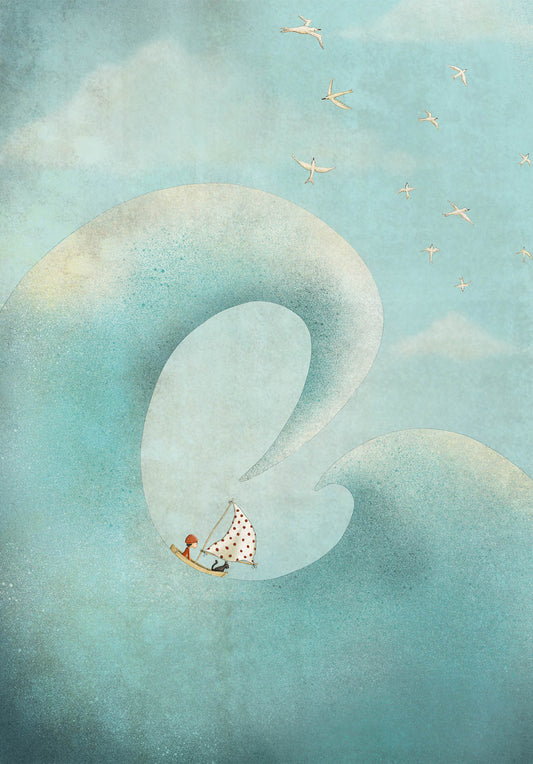 The wave - Art print