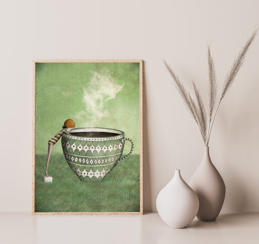 Too hot? - Art print