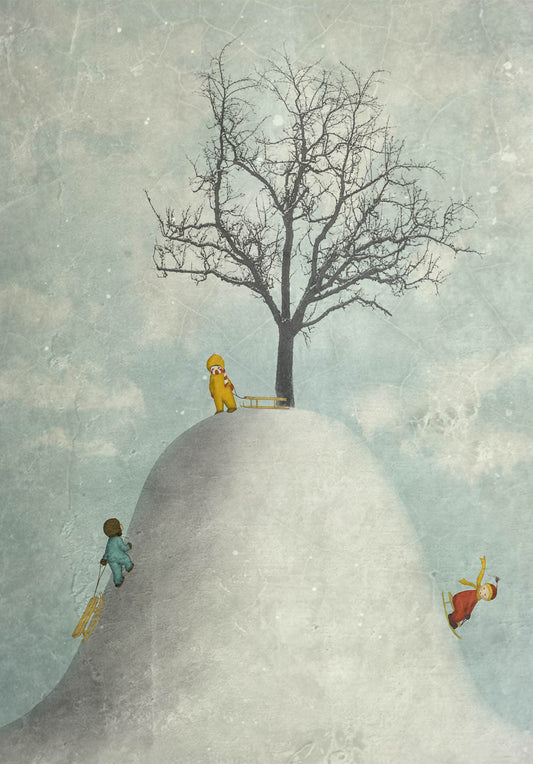 The hill - Art print