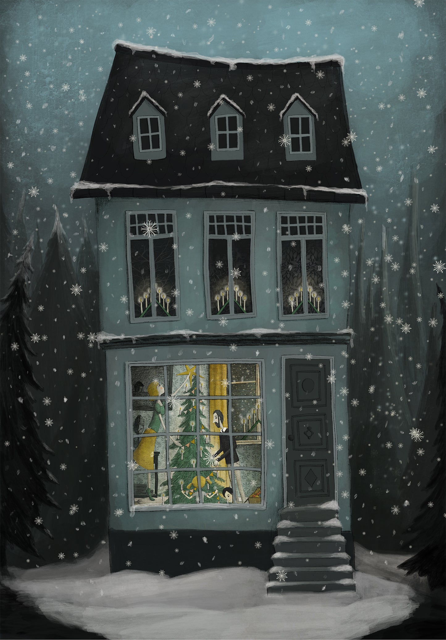 The night before Christmas - Art print