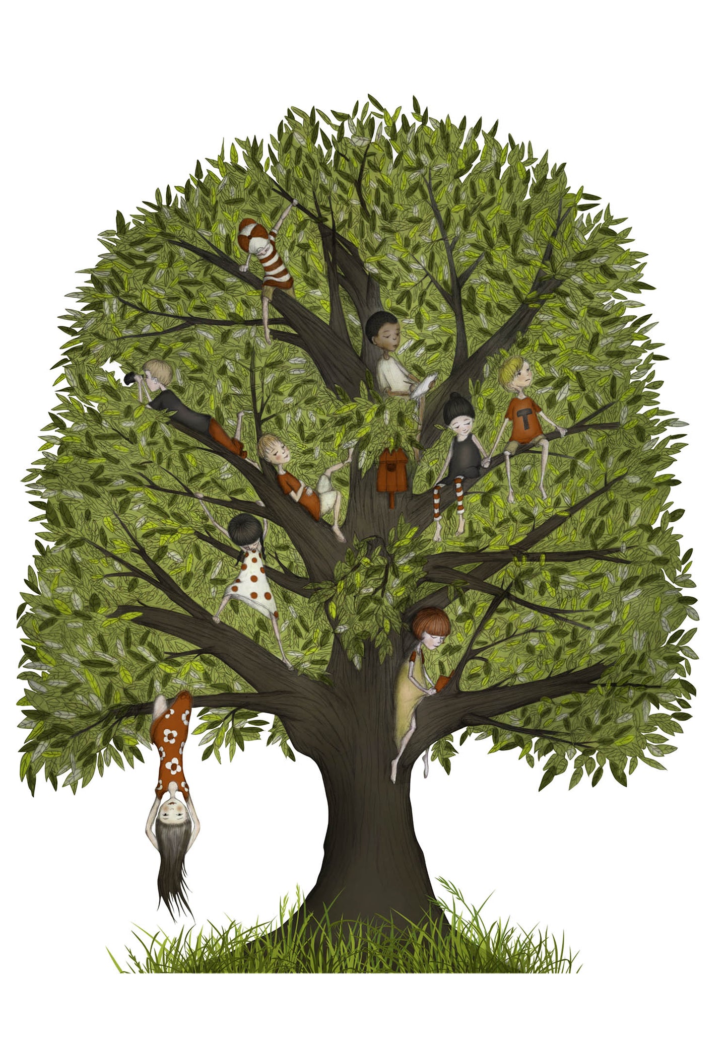 The climbing tree - Art print
