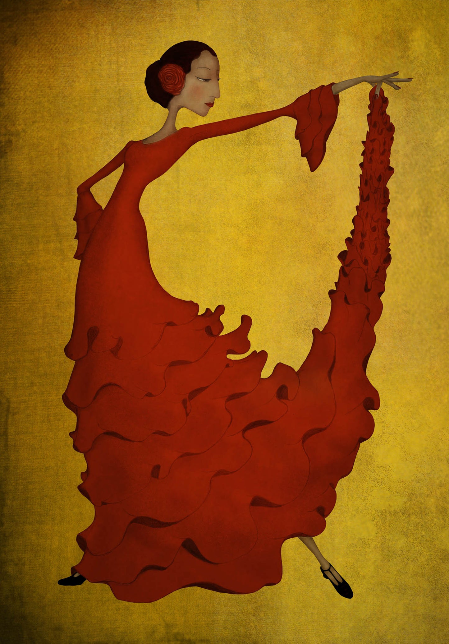 Flamenco - Art print