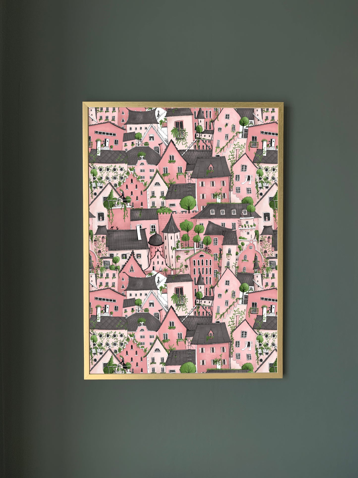 Pink City - Art print