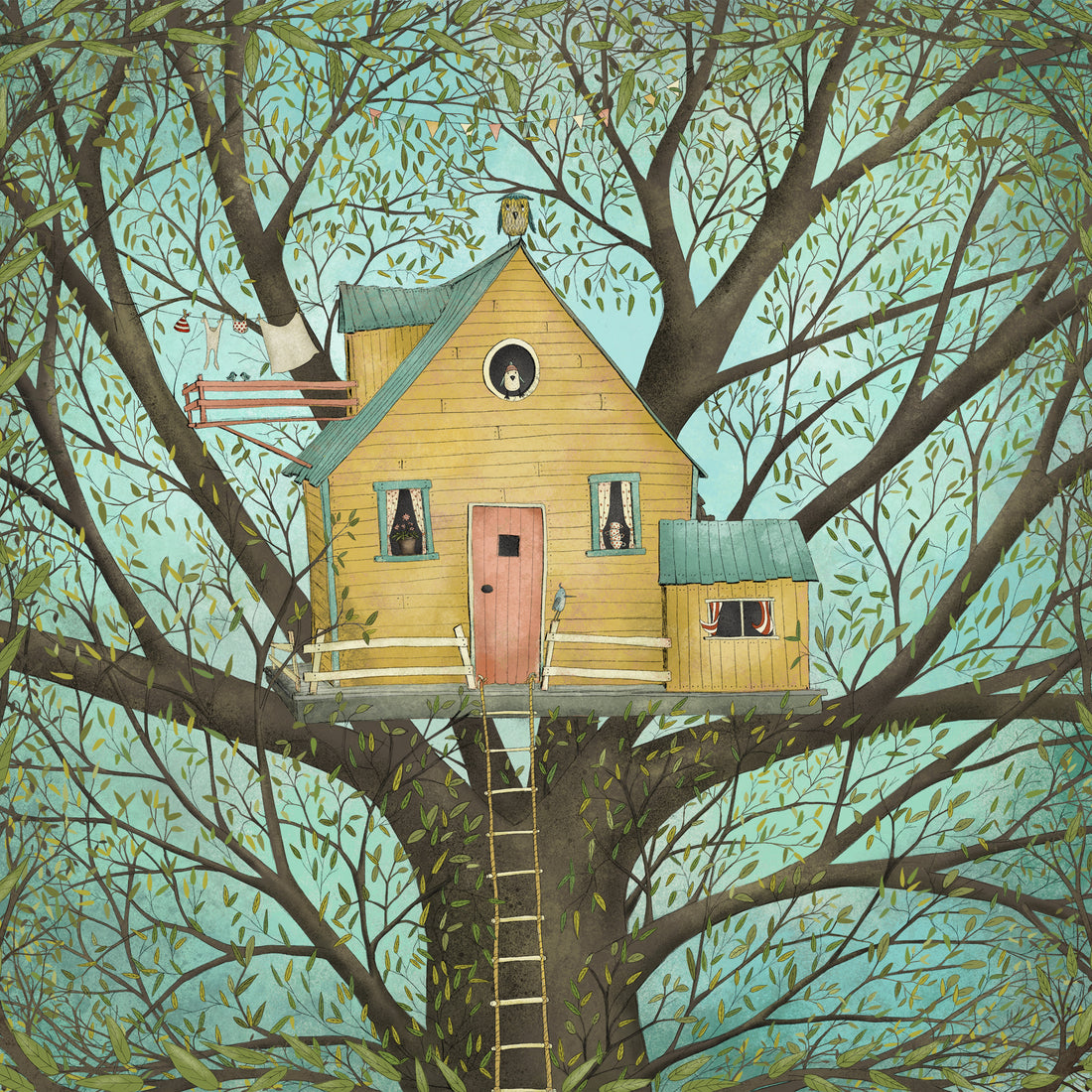Treehouse Print Treehouse - Art print – illustrationsbymajali